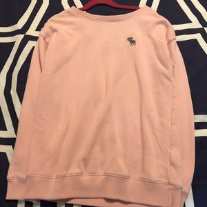 Abercrombie Kids blush pullover with crossed back.